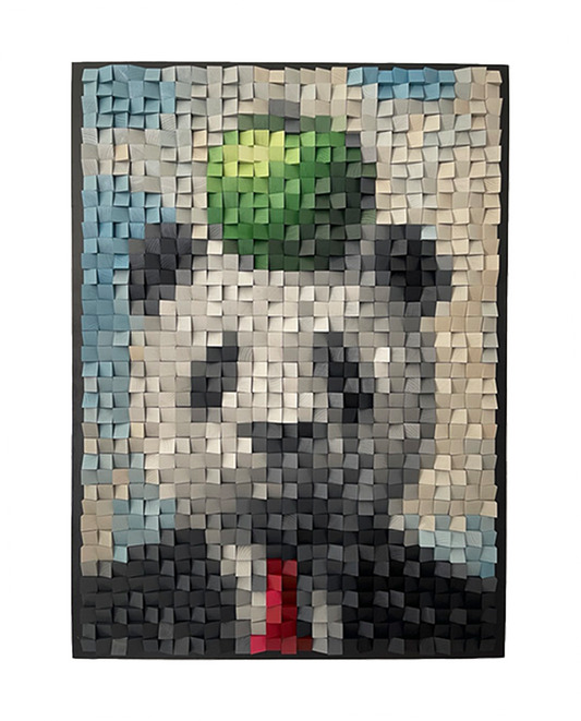The Panda with the Apple